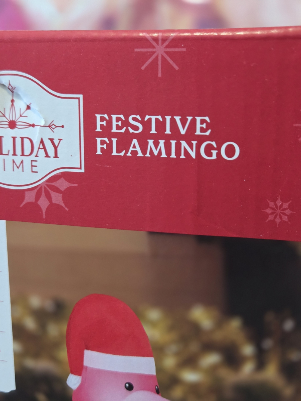 Holiday Time Festive Flamingo LED Inflatable - Pink - Picture 3 of 16